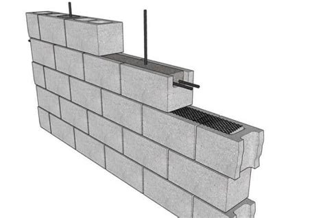 Bondbeamblockwall Concrete Masonry Unit Concrete Block Walls