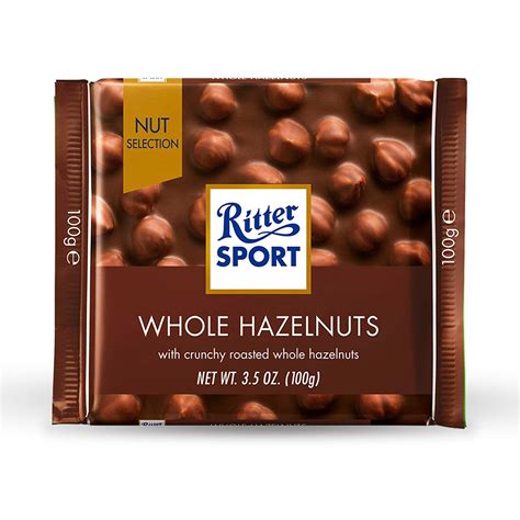 Ritter Sport Whole Hazelnut Milk Chocolate G Ritter Sport