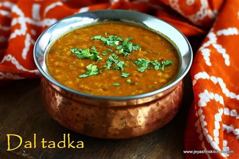 Dhaba Style Dal Tadka Recipe Dal Tadka Jeyashris Kitchen