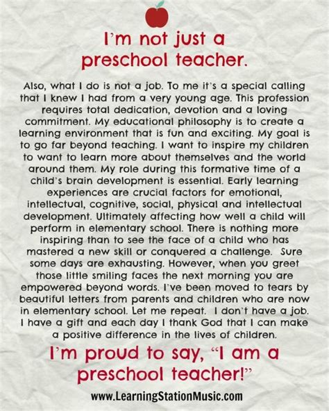 Im Not Just A Preschool Teacher Preschool Teacher Quotes