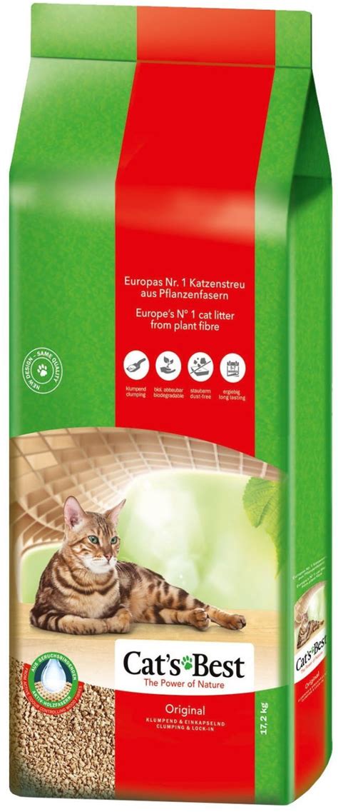 These are manufactured using the new ics wood fibre technology** process. Cat's Best Original 40L ab € 20,97 | Preisvergleich bei ...