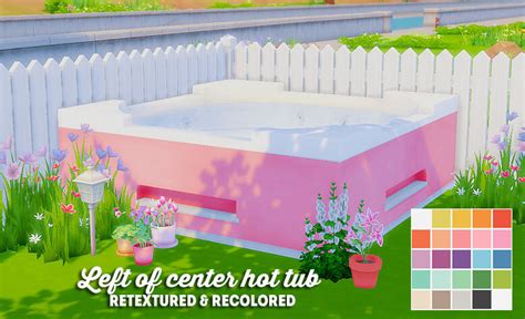 Sims 4 Hot Tub Retextured Recolored Best Sims Mods
