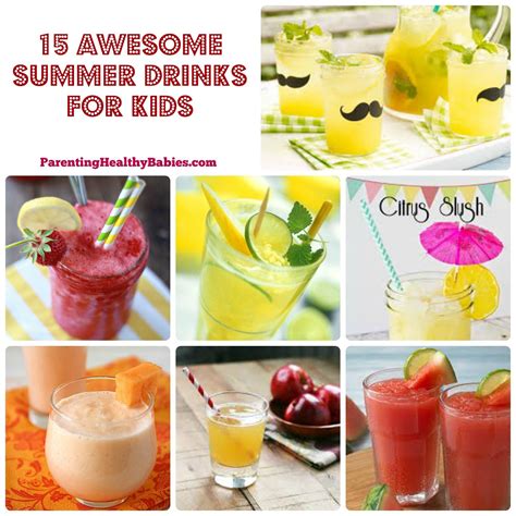 15 Quick Summer Drinks For Kids