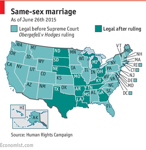 Same Sex Marriages Legalised Across The Us