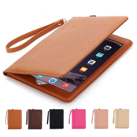 Luxury Flip Leather Tablet Case For Apple Ipad 5 6 Air 1 2 New Ipad