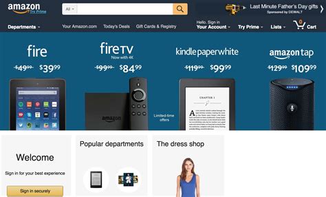 Amazon Com Website Design - designinsitecreative