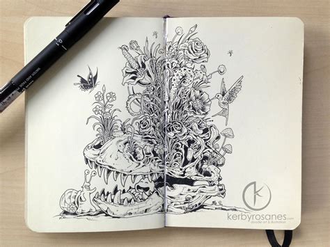 Bedtime Stories Sketchy Stories By Kerby Rosanes Pages Doodle Doodle