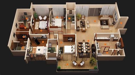 5 Bedroom House Plans 3d House Decor Concept Ideas