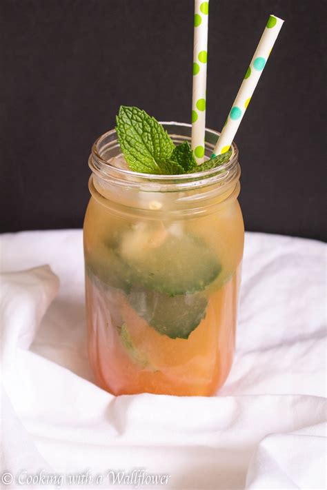 Grapefruit Mint Iced Tea Cooking With A Wallflower