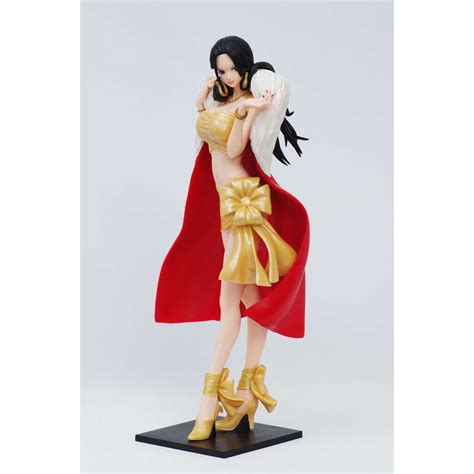 One Piece Glitter And Glamours Boa Hancock Christmas Style Gold Dress แมวทอง Shopee Thailand