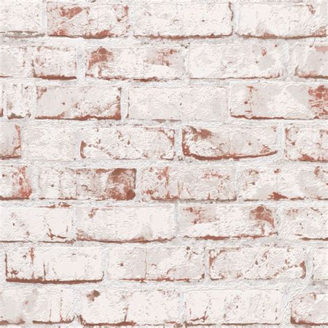 3d Distressed Brick Wallpaper 3d Brick Effect Wallpaper Pink Embossed