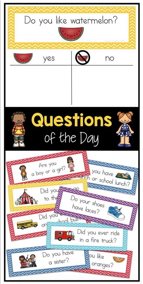 Question Of The Day For 3rd Graders