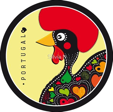 Symbols Of Portugal Rooster Of Barcelos Stickers By Silvia Neto