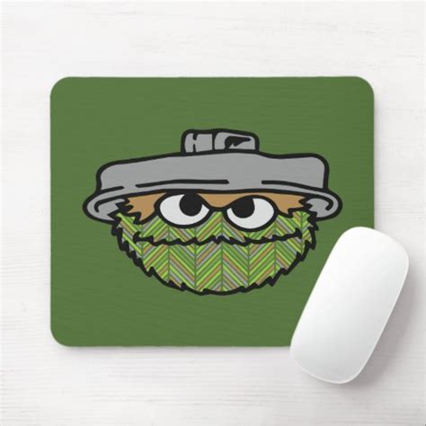 Oscar The Grouch S Throwback Mouse Pad Zazzle