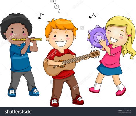Children Playing Musical Instruments Clipart 20 Free Cliparts