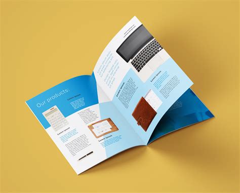 multi page brochure company profile mockup psd set good mockups