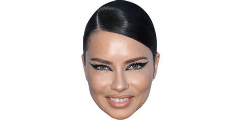 Adriana Lima Make Up Maske Aus Karton Celebrity Cutouts