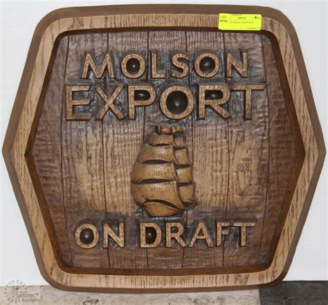 Molson Export Beer Sign