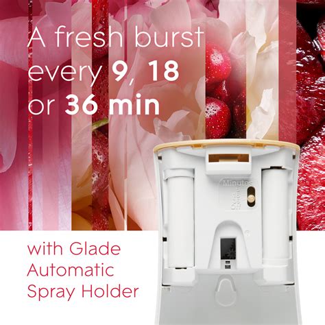 Glade Automatic Spray Refill 1 Ct Blooming Peony And Cherry 62 Oz