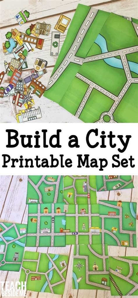 Did you scroll all this way to get facts about neighborhood map? Build a City Map - Printable Geography Set | Geography ...