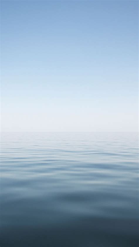 Clear Minimal Ocean Water Surface Landscape Iphone 6 Plus Wallpaper