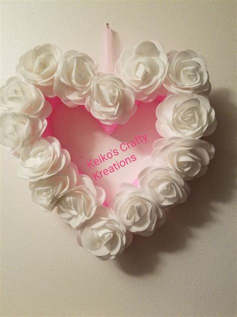 Maybe you would like to learn more about one of these? One of my Valentine's Kreation's. I used a styrofoam heart ...