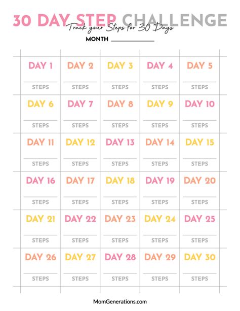 30 Day Walking Challenge Stylish Life For Moms