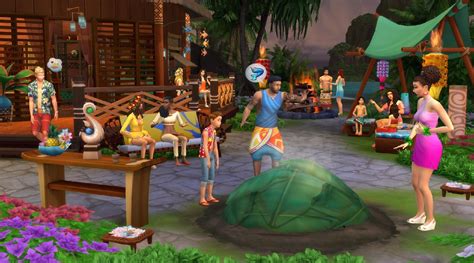 The Sims 4 Island Living Footage Captured At Ea Play Sims Online