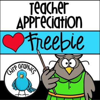 FREE Teacher Appreciation Clip Art Set Chirp Graphics By Chirp Graphics