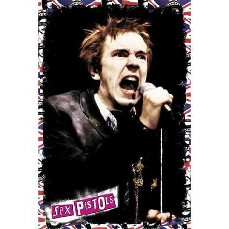 sex pistols jonny 61x91 5cm affiche poster cdiscount maison