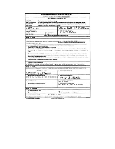 Figure 1 22 Da Form 3881 Rights Warning Procedurewaiver Certificate