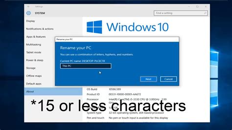 How To Change Your Usernamecomputer Name In Windows 10 Youtube