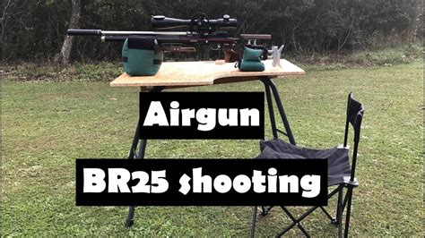 Airgun Benchrest 25m Outdoor Shooting Youtube