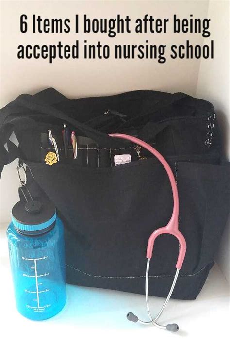 6 Items I Bought After Being Accepted Into Nursing School The Novel Nurse