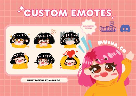 Draw Cute Custom Chibi Anime Emotes By Maweha Fiverr