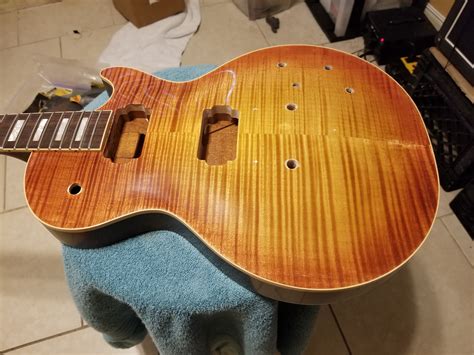 Stunning '59 Carved Top Customer Build - Precision Guitar Kits