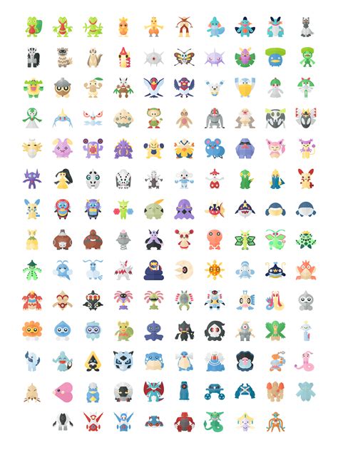 Pokémon Icons Behance