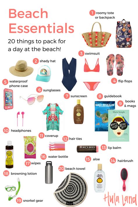 20 Beach Bag Essentials Use This Beach Packing List So Make Sure You