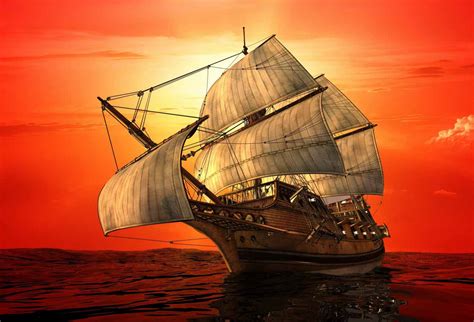 Sailing Ship Hd Wallpapers Backgrounds Images