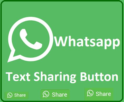 How To Add Whatsapp Text Share Button In Blogger Or Websites