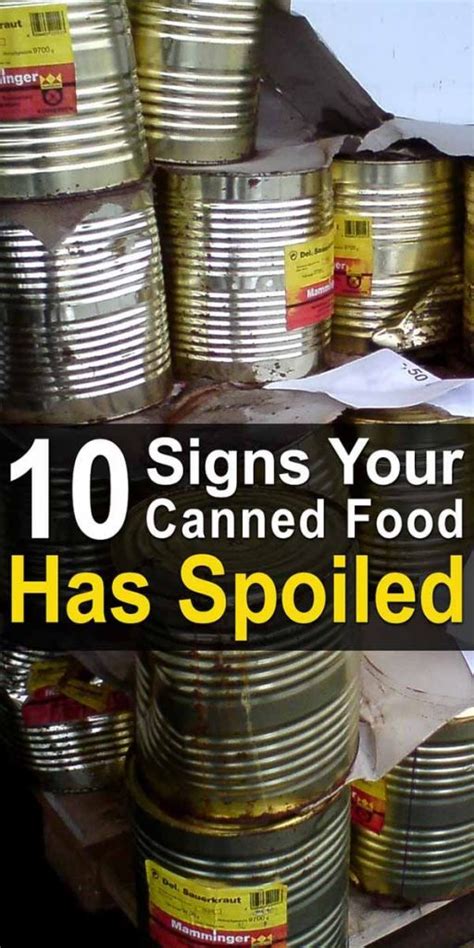 How To Tell If Your Canned Food Has Spoiled