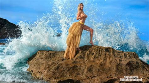 Kate Upon Hit By Wave During Sports Illustrated Photoshoot Video 9celebrity