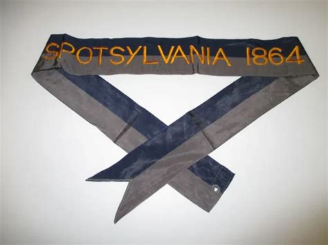 Rst140 Civil War Us Army Flag Streamer Spotsylvania 1864 Ir41 3900