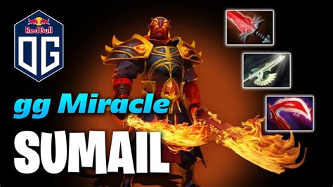 og sumail ember spirit gg miracle dota 2 pro gameplay [watch and learn] youtube