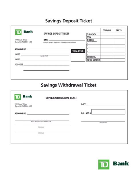 Form Withdrawal Slip Td Bank ≡ Fill Out Printable Pdf Forms Online