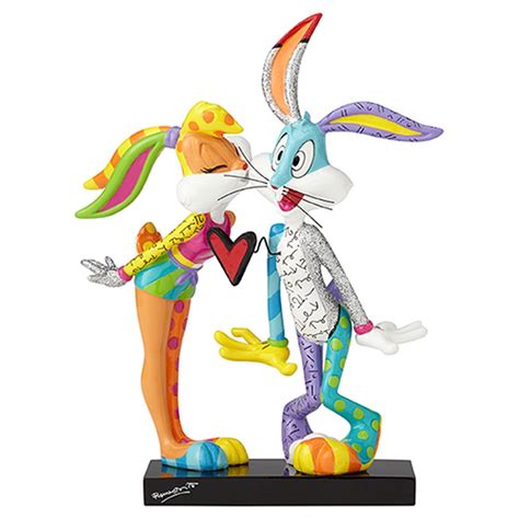 Britto Looney Tunes Figurine Lola And Bugs Bunny Kissing Buy Online