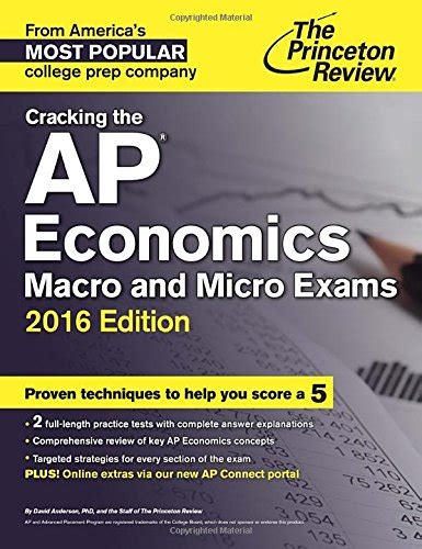 Cracking The Ap Economics Macro And Micro Exams 2016 Edition By The