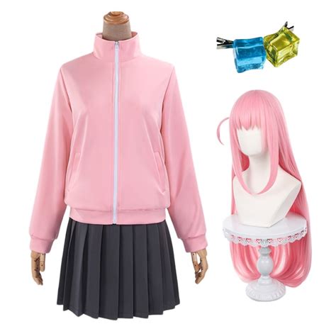Bocchi The Rock Hitori Gotou Cosplay Costume Wig Hobbies And Toys