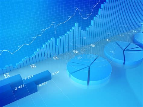 Statistics, Finance, Stock Exchange and Accounting Stock Illustration - Illustration of ...