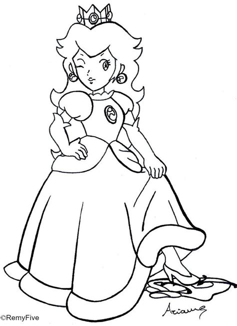 Princess Peach Printable Coloring Pages Printable World Holiday